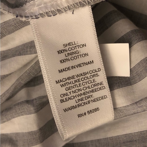 NWT Express Striped Cotton Peplum Camisole - Picture 9 of 14